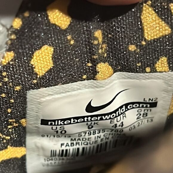 MENS NIKE ZOOM HYPERFRANCHISE XD size 10 2013 production and in GUC for age - Picture 10 of 10